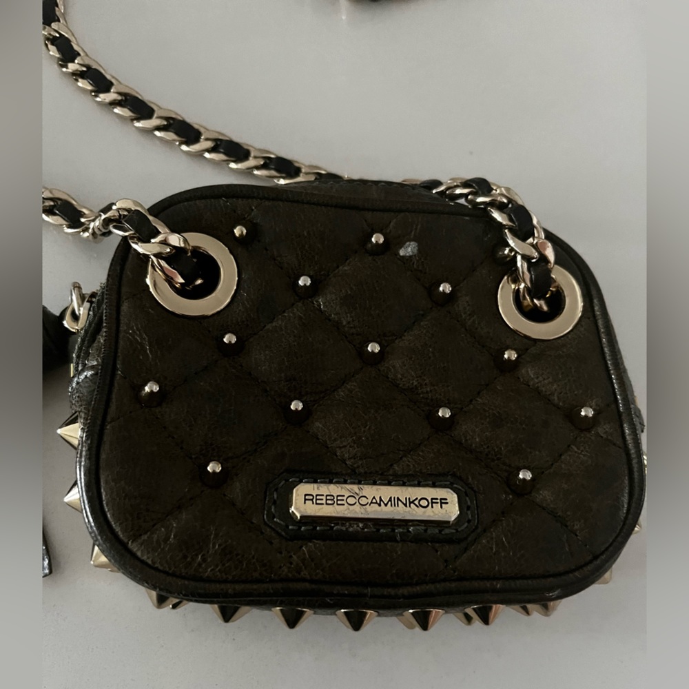 Rebecca Minkoff mini quilted studded purse